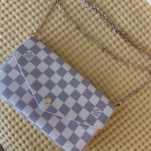 Pink & White Clutch / Pochette